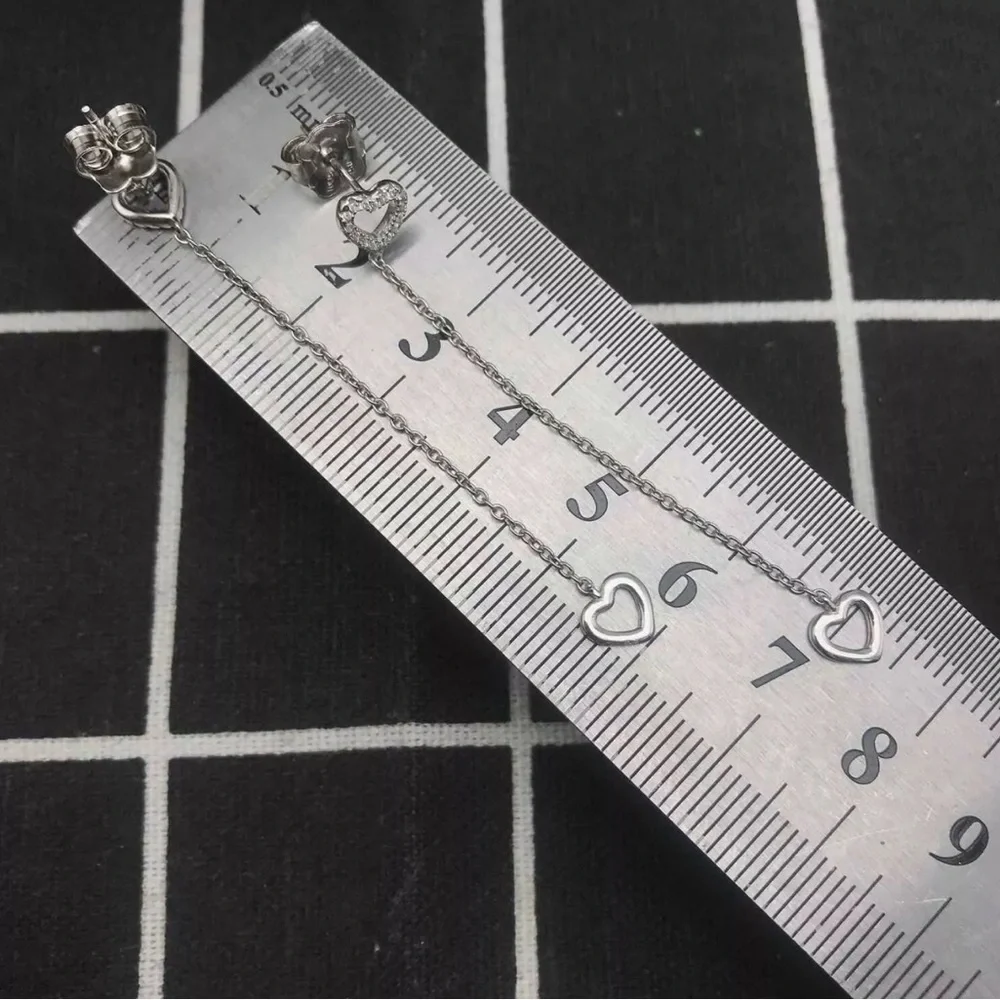 Long Classiques heart earrings in sterling silver Tous
